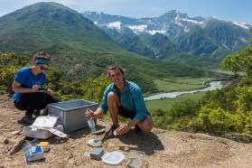 Nature lab with a view: isn’t this a nice spot for stopping an enzyme incubation experiment?